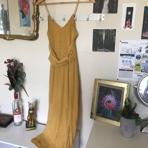 Yellow Gold Maxi Dress